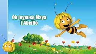 Paroles Maya LAbeille  Oh joyeuse Maya LAbeille [upl. by Maya]