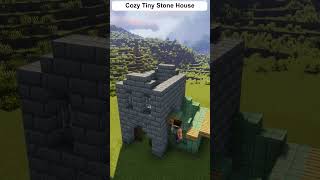 Cozy Stone House in Minecraft  Easy Build shorts [upl. by Wixted70]