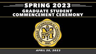 Graduate Commencement Ceremony Spring 2023 [upl. by Nawiat253]