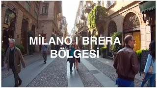 Milano  Brera Bölgesi İtalya [upl. by Remliw]