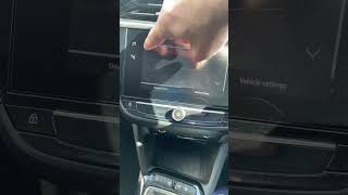 vauxhall corsa 2021  how to reset tyre pressures [upl. by Neddra]