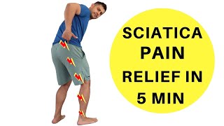 Sciatica pain relief in 5min [upl. by Eeliram]