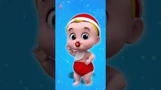 Santa Finger Family shorts nurseryrhymes kidssongs juniorsquad christmas [upl. by Martella310]