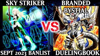 Sky Striker vs Branded Bystial  Dueling Book [upl. by Navarro]