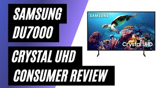 Samsung DU7000 Crystal UHD 4K HDR Smart TV InDepth Review [upl. by Selrac]