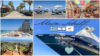 Mein Schiff Herz 💙  Tel Aviv amp Haifa 🇮🇱 Rhodos 🇬🇷 Limassol 🇨🇾 Kreuzfahrt TUI Cruises [upl. by Hoeve]