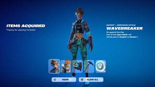 How To Get Wavebreaker Starter Pack For FREE Fortnite [upl. by Alessandra747]