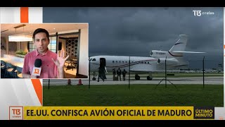 Estados Unidos incautó el avión de Nicolás Maduro en República Dominicana [upl. by Aceissej]