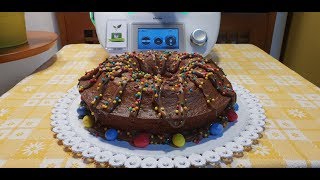 Ciambellone di carnevale al cioccolato bimby per TM5 e TM31 [upl. by Eahsan242]