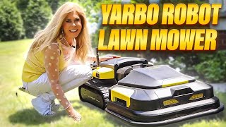 Cuttingedge Yarbo Robot Lawn Mower Wireless Smart Lawn Care For Big Yards [upl. by Dugan192]