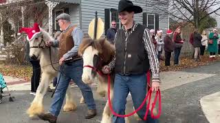 Chesapeake City Christmas parade 2023  Gypsy Vanners [upl. by Ogdan]