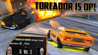 DESTROYING an ENTIRE Bad Sport Session With Toreador GTA Online [upl. by Innek]