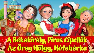 A Békakirály 🐸👑🔴I Az Öreg Hölgy I A Piros Cipellők 👠I Hófehérke 👸🏻🧝🏼🔴I Nati Mesék I Tündérmesék [upl. by Adlemy766]