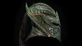 How I Built The Elven Lord Leather Helmet [upl. by Belmonte]