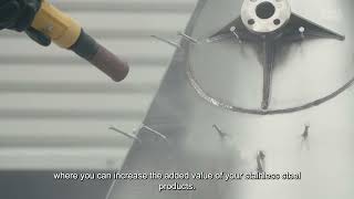 Stainless Surface Sandblasting Service  Inox [upl. by Elrem468]