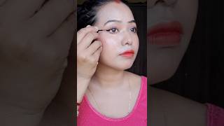 Simple Party makeup tutorial using affordable products shortvideo ytshorts beauty makeup [upl. by Nylsor]