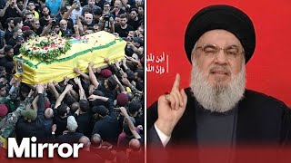 Hezbollah leader says device explosions in Lebanon crossed all red lines [upl. by Powers]