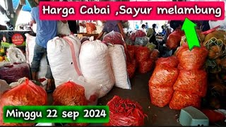 Harga sayur dan bawang serta cabai hari ini dipasar induk sukomoro nganjuk [upl. by Karoly14]