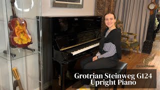 Grotrian Steinweg G124 2008 Upright piano  Review amp Demo  Sherwood Phoenix [upl. by Valerle571]