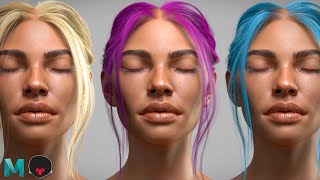 Highest Quality Hair Rendering in Marmoset Toolbag [upl. by Rajiv]