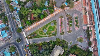 Trichy Railway Junction TPJ amp Aristo roundabout Aerial view  Trichy memes [upl. by Eniamreg]