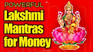 Powerful Lakshmi Mantra For Money and Prosperity 3 Mantras [upl. by Aivatnwahs]