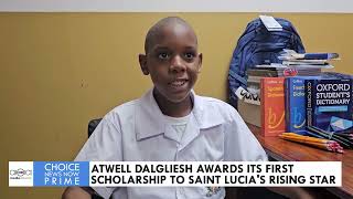 ATWELL DALGLIESH AWARDS ITS FIRST SCHOLARSHIP TO SAINT LUCIAS RISING STAR [upl. by Awahsoj]