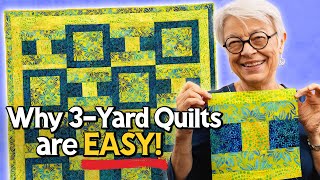 Donnas quotMake It Easyquot 3Yard Quilt Tutorial [upl. by Enilrae]