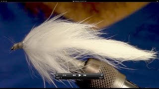 How to tie the Rabbit Flesh Fly  Freshwater streamer pattern for bass trout and more [upl. by Litha101]