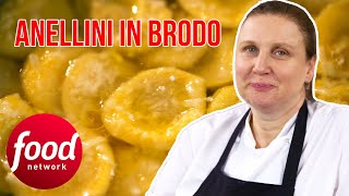 MichelinStarred Chef Angela Hartnett Makes An Authentic Anellini In Brodo  My Greatest Dishes [upl. by Airrehs]