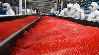 Incredible Process of Growing Red Caviar Caviar Production  How to Make Red Caviar [upl. by Quigley]