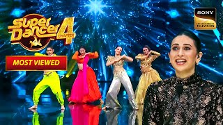 सारे Contestants ने मिलकर दिया Karisma Kapoor को Tribute  Super Dancer 4  Most Viewed [upl. by Edialeda]