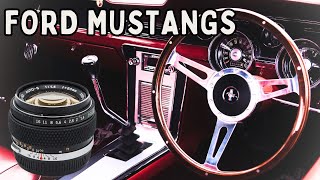 Ford Mustangs Leica 25mm F14 amp OM 50mm F14 Retro Photography [upl. by Hunfredo]