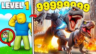 ROBLOX EAT A DINOSAUR SIMULATOR😱 [upl. by Ilenay]