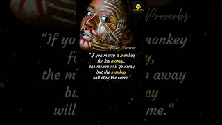 Best African Proverbs Ever Money  shorts quotes inspirational proverbs [upl. by Notnilc494]