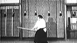 Saito sensei performing Ken suburi 1974 [upl. by Ramel]