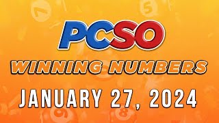 P29M Jackpot Grand Lotto 655 2D 3D 6D and Lotto 642  January 27 2024 [upl. by Odab127]