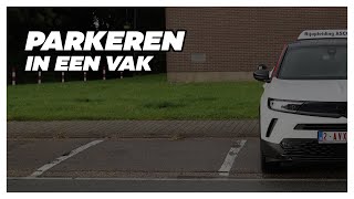 Hoe parkeren in een vak VOORUIT én ACHTERUIT  Manoeuvre op het rijexamen [upl. by Matheson237]