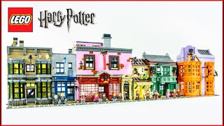 LEGO Harry Potter 75978 Diagon Alley Speed Build  5544 pcs Brick Builder [upl. by Elrebma]