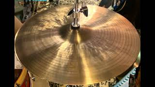 14” Masterwork Jazzmaster hi hats THIN 724g805g [upl. by Lisan699]