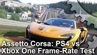 Assetto Corsa PS4 vs Xbox One Gameplay FrameRate Test [upl. by Beichner]