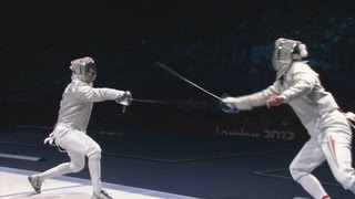 Aron Szilagyi Szilagyi Wins Fencing Sabre Gold  London 2012 Olympics [upl. by Tuorah]