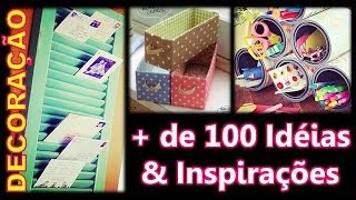 DECORAÇÃO Mais de 100 Idéias amp Inspirações DIY  Maio 28 [upl. by Nhguav]