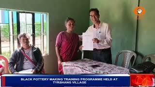 BLACK POTTERY MAKING TRAINING PROGRAMME HELD AT TYRSHANG VILLAGE [upl. by Webber575]