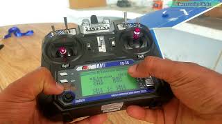 Flysky FS i6 Elevons Setup How to mix Two Servos channels of RC Plane or RC Flying Wings [upl. by Lionel]