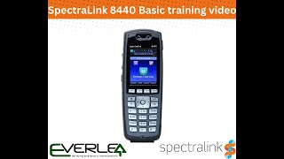 SpectraLink 8440  Basic training video [upl. by Luciano]