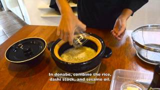 Chicken Ginger Rice  Japanese amp Donabe Cooking [upl. by Deina]