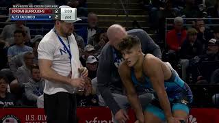 Jordan Burroughs vs Alex Facundo  74kg quarters  US Olympic Team Trials 2024 [upl. by Naujud]