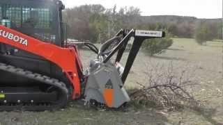 FAE Mulcher UMLSSL 150 VT on Kubota SVL90 [upl. by Annawek]