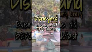 Disneyland Early Entry Timeline disneylandtips disney disneyvacation [upl. by Annaerdna950]